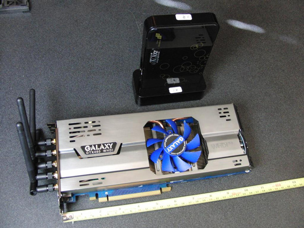 กาแล็กซี ปล่อย GeForce GTX460 WHDI กราฟิกการ์ดไร้สายตัวแรกของโลก
